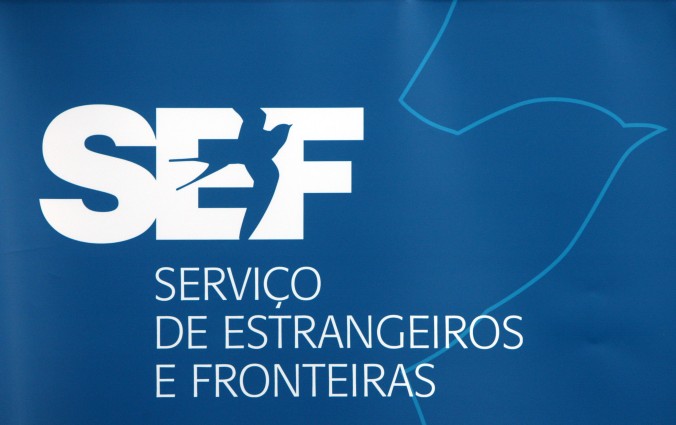 Logotipo do SEF,  25 de Fevereiro de 2008.   INACIO ROSA/LUSA